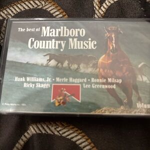 Marlboro Country Music Cassette — Teal & Brown Artwork
